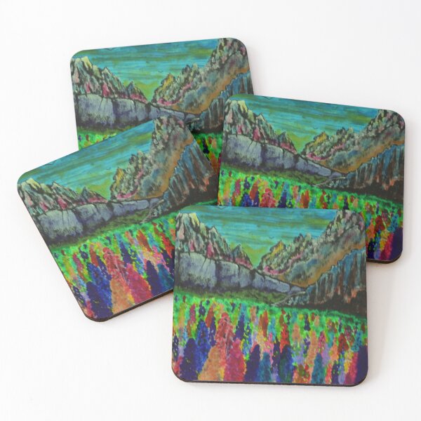 Item preview, Lupins in mountain meadow designed and sold by George Hutton Hunter.