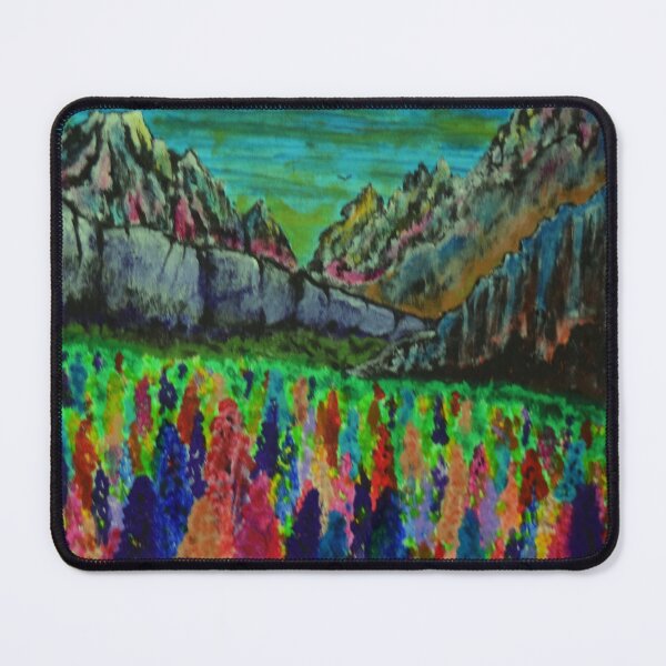 Item preview, Lupins in mountain meadow designed and sold by George Hutton Hunter.