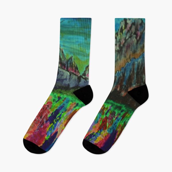 Item preview, Lupins in mountain meadow designed and sold by George Hutton Hunter.