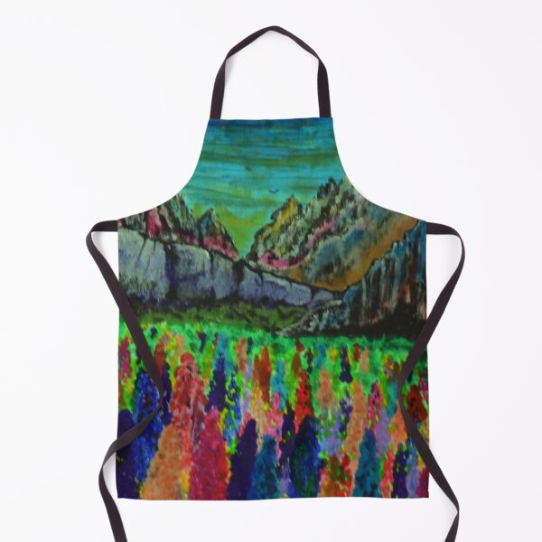 Item preview, Lupins in mountain meadow designed and sold by George Hutton Hunter.