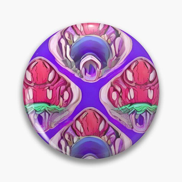 Item preview, Trippy Strawberry Mushroom Pattern designed and sold by HauntedWitch.