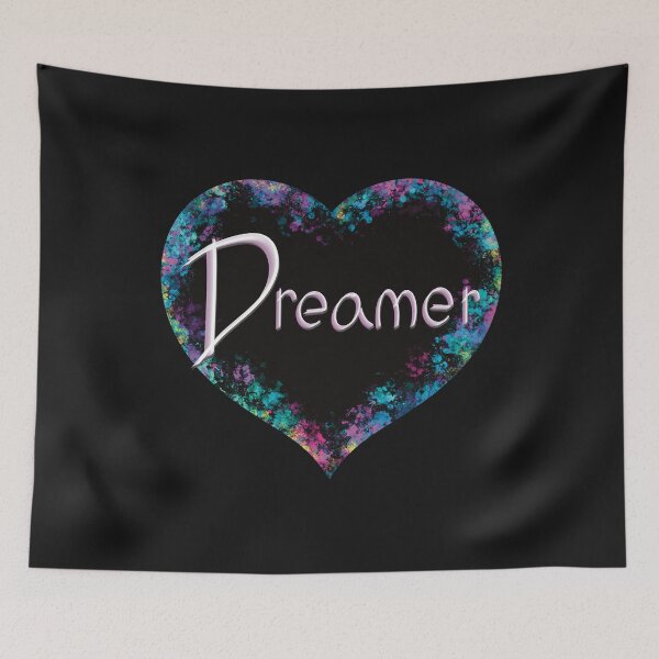 Item preview, Dreamer Colorful Painted Heart designed and sold by AloraDawnEve.