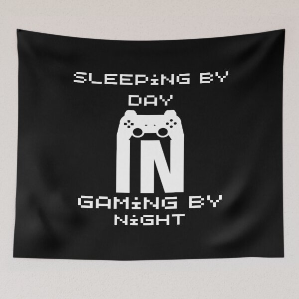 Item preview, Sleeping By Day Gaming By Night. designed and sold by Sloyar.