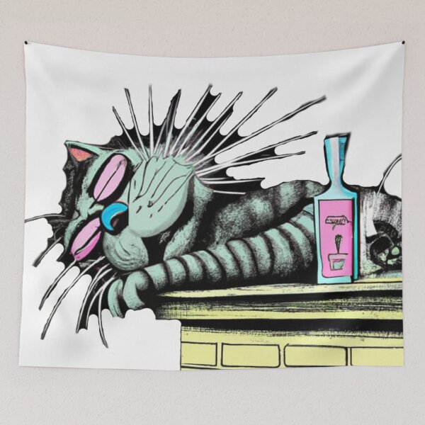 Item preview,  A Cat's New Year's Day Misadventures designed and sold by akanahdyer.