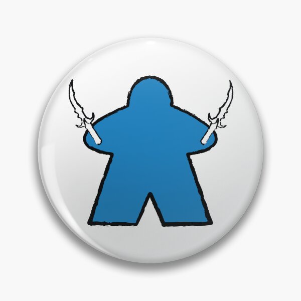 Item preview, Blue Rogue Meeple! designed and sold by BaronsGames.