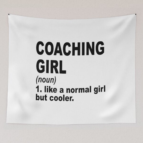 Item preview, Coaching  Girl Like A Normal Girl But Cooler,Coaching  Lovers Gift designed and sold by Dogs Geeky⭐⭐⭐⭐⭐.