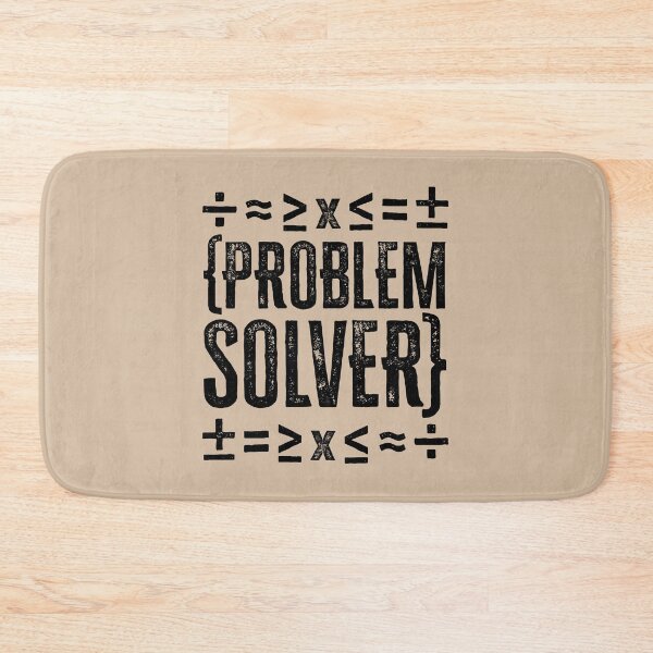 Item preview, Problem Solver: Math Symbols - Black designed and sold by Reconocer.