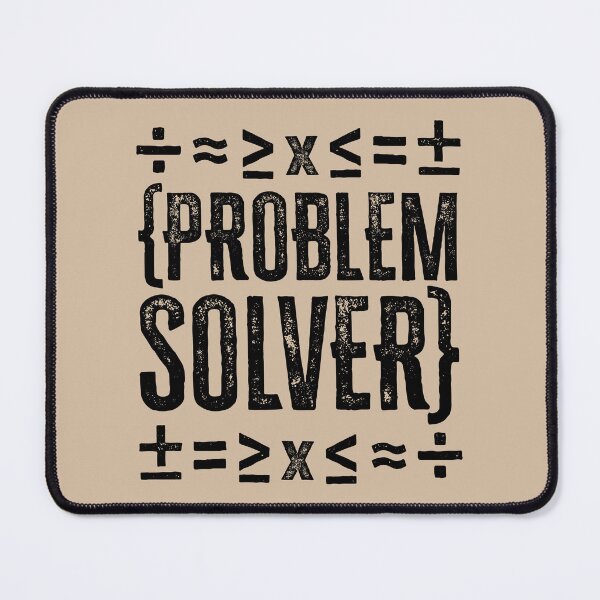 Item preview, Problem Solver: Math Symbols - Black designed and sold by Reconocer.