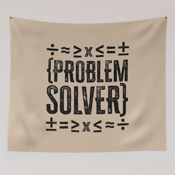Item preview, Problem Solver: Math Symbols - Black designed and sold by Reconocer.