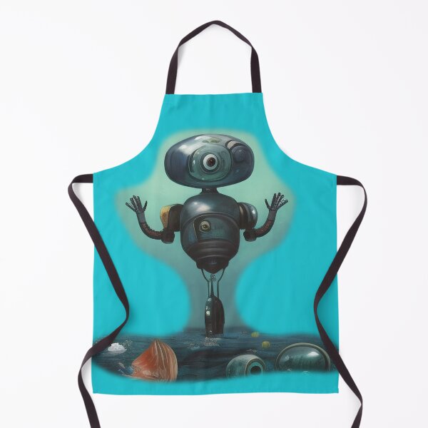 Item preview, Robot cleaning the ocean: Tina designed and sold by Dendros-Studio.