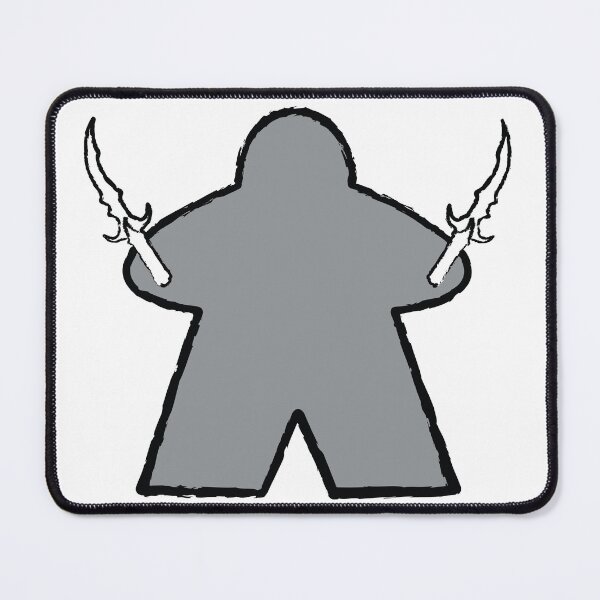 Item preview, Gray Rogue Meeple! designed and sold by BaronsGames.