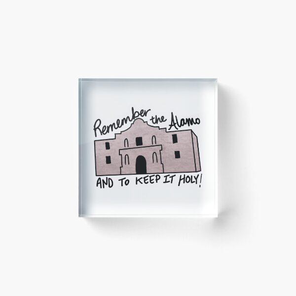 Item preview, Remember the Alamo and to keep it holy designed and sold by Sewilsons.