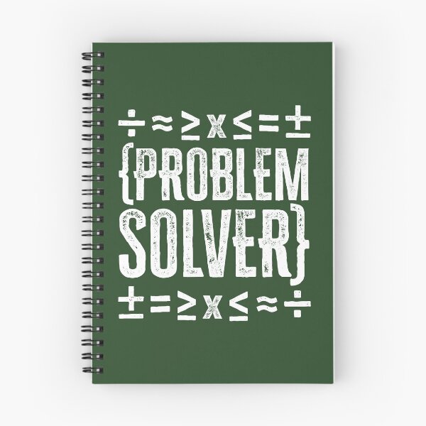Item preview, Problem Solver: Math - White designed and sold by Reconocer.