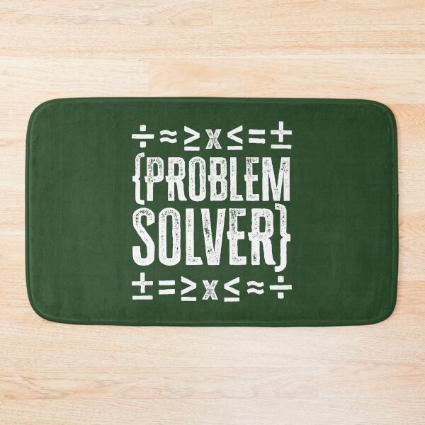 Item preview, Problem Solver: Math - White designed and sold by Reconocer.