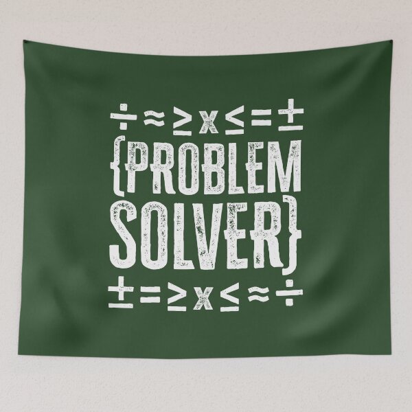 Item preview, Problem Solver: Math - White designed and sold by Reconocer.