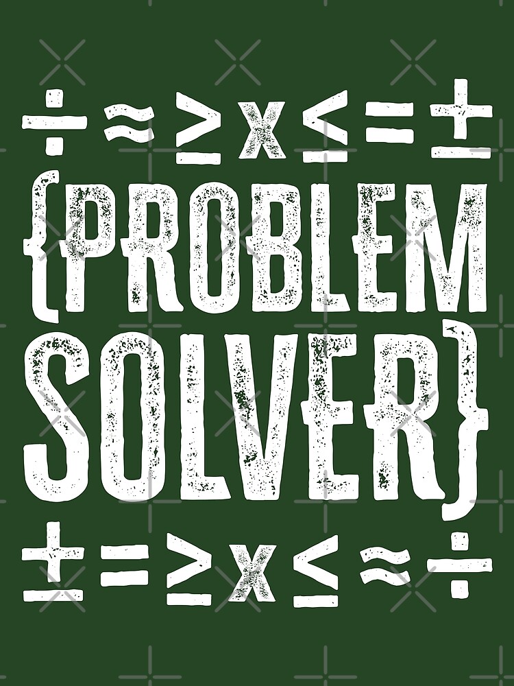 Thumbnail 3 of 3, Scarf, Problem Solver: Math - White designed and sold by Reconocer.