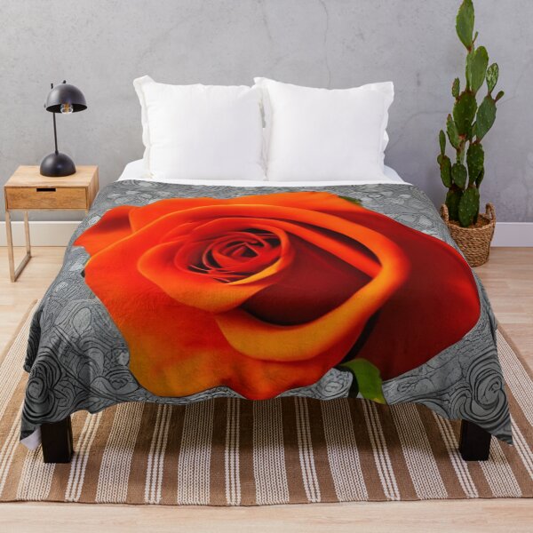 Item preview, Red and orange rose artwork designed and sold by gramizzia.