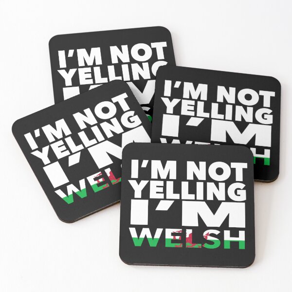 Item preview, Welsh present - i'm not yelling, i'm Welsh - Welsh gifts - Welsh flag - Welsh Gift - Welsh Decor designed and sold by babaorum.
