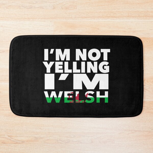 Item preview, Welsh present - i'm not yelling, i'm Welsh - Welsh gifts - Welsh flag - Welsh Gift - Welsh Decor designed and sold by babaorum.