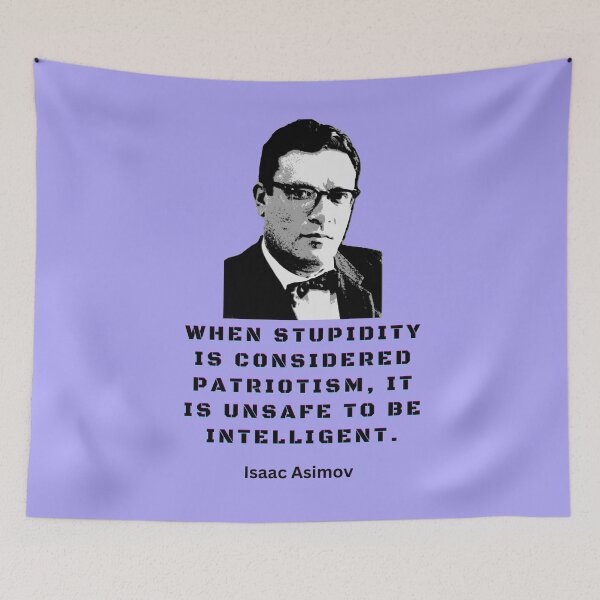 Item preview, Isaac Asimov quote designed and sold by artbleed.