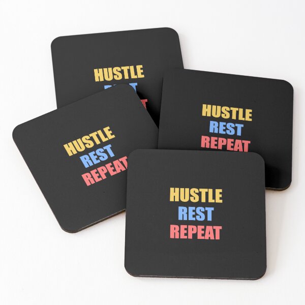 Item preview, Hustle Rest Repeat - Hustle quotes designed and sold by Inspirationmotivation.