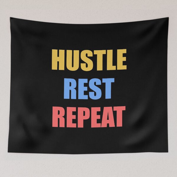 Item preview, Hustle Rest Repeat - Hustle quotes designed and sold by Inspirationmotivation.