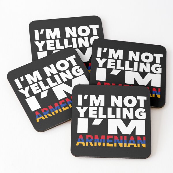 Item preview, Presente armenio - no estoy gritando, soy armenio - regalos armenios - bandera armenia - regalo armenio - decoración armenia designed and sold by babaorum.