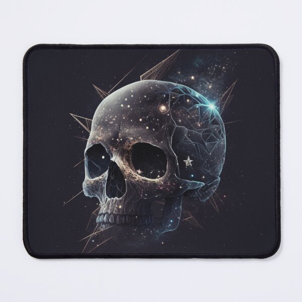Item preview, Dark almost black interstellar skull designed and sold by ilGreco.