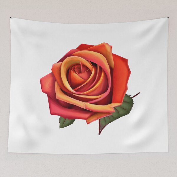 Item preview, Red and orange rose designed and sold by gramizzia.