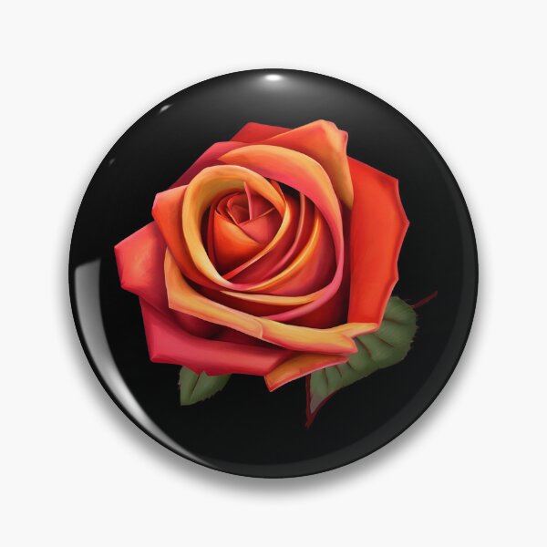 Item preview, Red and orange rose designed and sold by gramizzia.