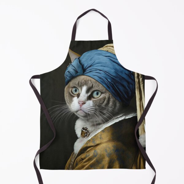 Item preview, Johannes Vermeer cat with a pearl earring designed and sold by RK - Shop.