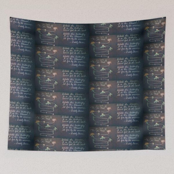 Item preview, Cycle of the Plant with Steiner Quote designed and sold by brusling.