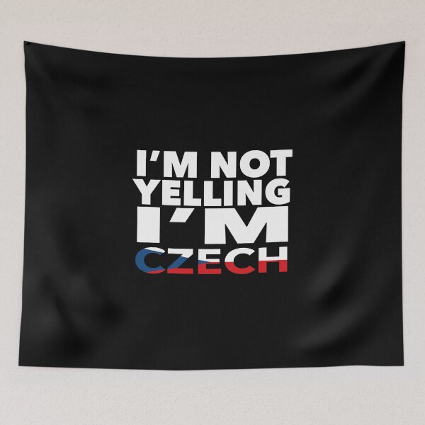 Item preview, Czech present - i'm not yelling, i'm Czech - Czech gifts - Czech flag - Czech Gift - Czech Decor designed and sold by babaorum.