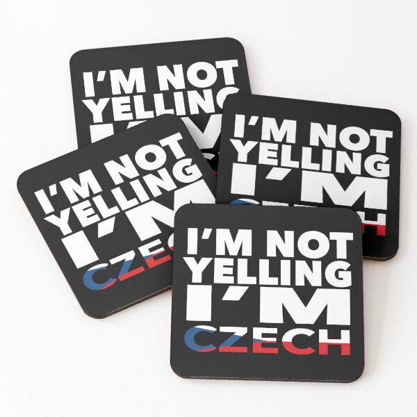 Item preview, Czech present - i'm not yelling, i'm Czech - Czech gifts - Czech flag - Czech Gift - Czech Decor designed and sold by babaorum.