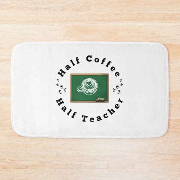 Item preview, Half Coffee Half Teacher - Funny and Cute T-Shirts Quotes designed and sold by Designspot2020.
