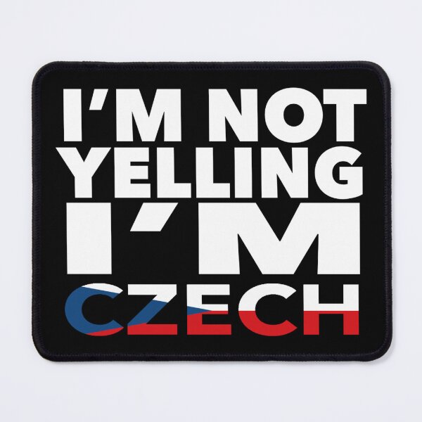Item preview, Czech present - i'm not yelling, i'm Czech - Czech gifts - Czech flag - Czech Gift - Czech Decor designed and sold by babaorum.