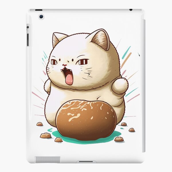 Fierce Feline: Adorable Yet Angry Cat Design | iPad Case & Skin