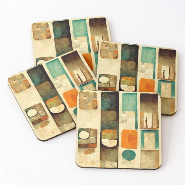 Item preview, Wabi-Sabi Style Abstract Art designed and sold by rudekitten.