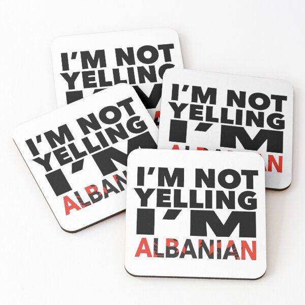 Item preview, Albanian present - i'm not yelling, i'm Albanian - Albanian gifts - Albanian flag - Albanian Gift - Albanian Decor designed and sold by babaorum.