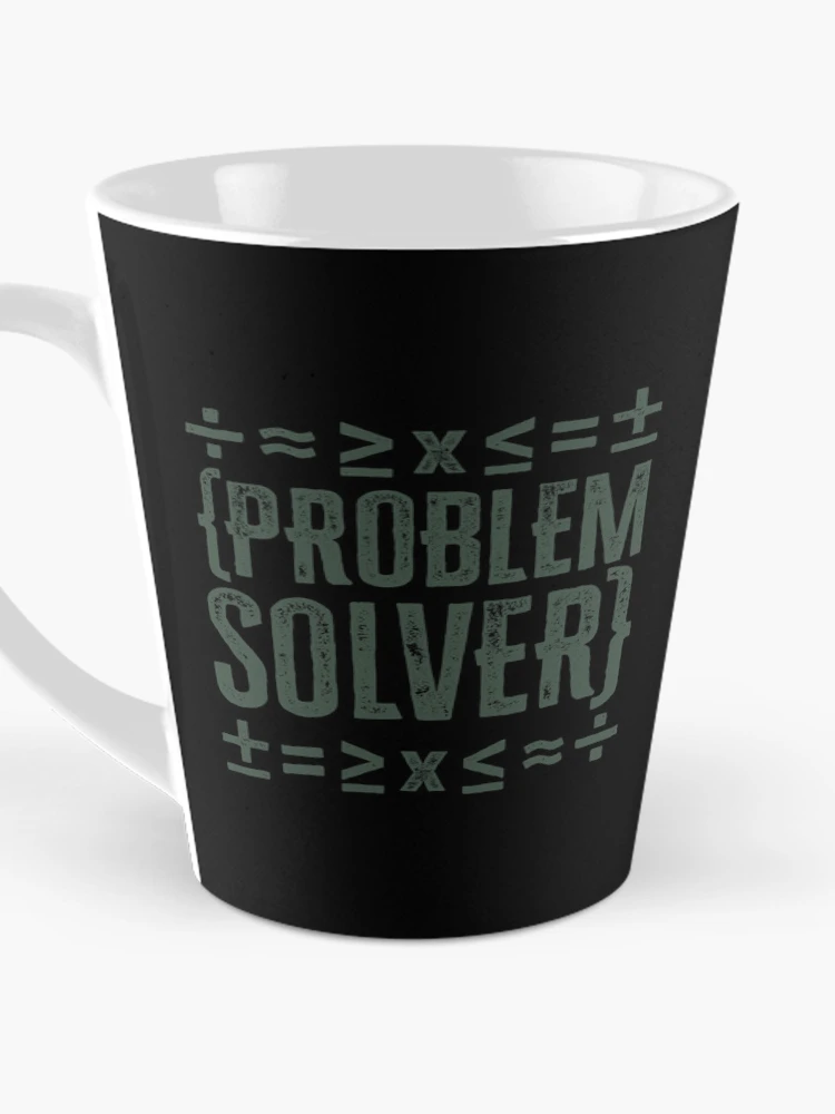 Thumbnail 3 of 4, Coffee Mug, Problem Solver: Do Math - Olive designed and sold by Reconocer.