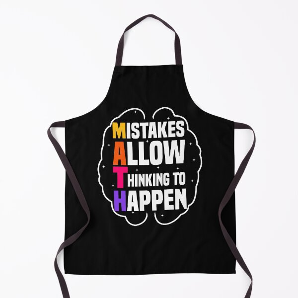 Item preview, Mistakes allow thinking to happen - Math Quote designed and sold by Blonc-ou.