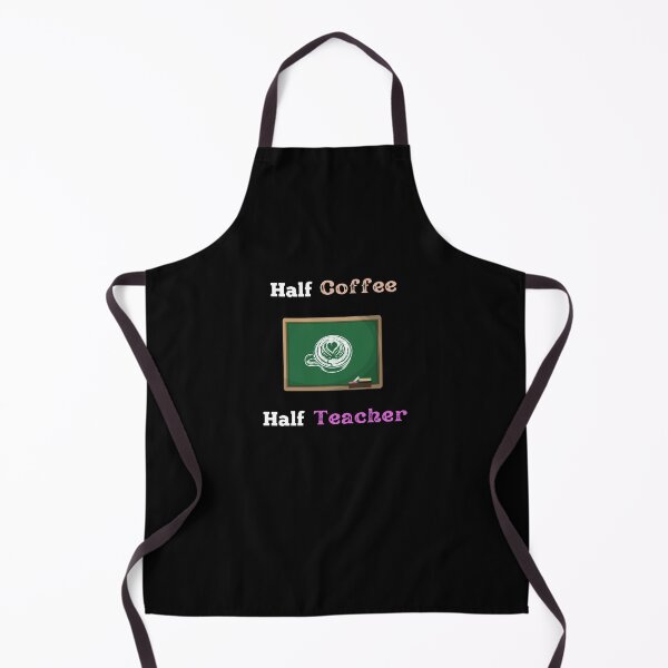 Item preview, Half Coffee Half Teacher - Funny and Cute T-Shirts Quotes designed and sold by Designspot2020.