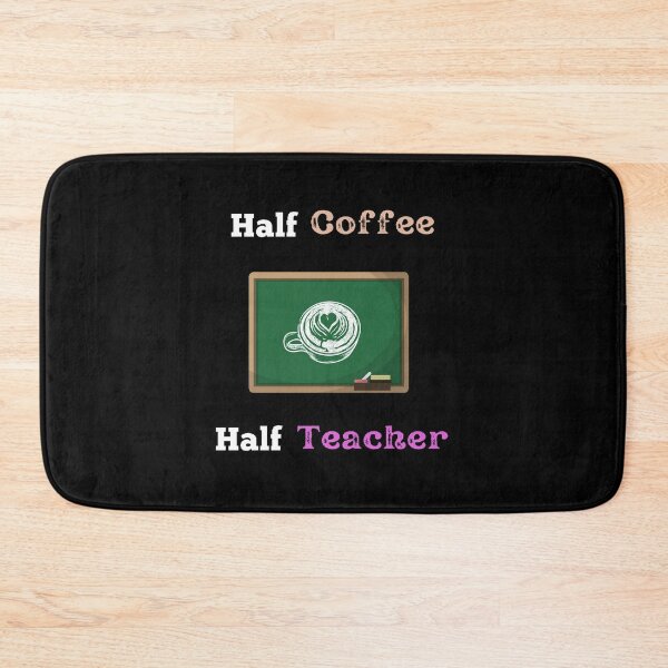 Item preview, Half Coffee Half Teacher - Funny and Cute T-Shirts Quotes designed and sold by Designspot2020.