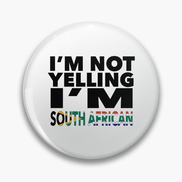 Item preview, South African present - i'm not yelling, i'm South African - South African gifts - South African flag - South African Gift - South African Decor designed and sold by babaorum.