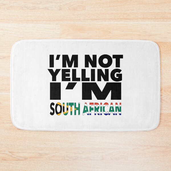 Item preview, South African present - i'm not yelling, i'm South African - South African gifts - South African flag - South African Gift - South African Decor designed and sold by babaorum.
