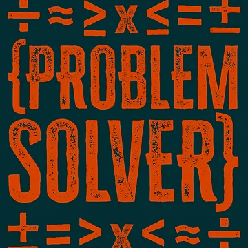 Artwork thumbnail, Problem Solver: Math Algebra Calculus - Orange by Reconocer