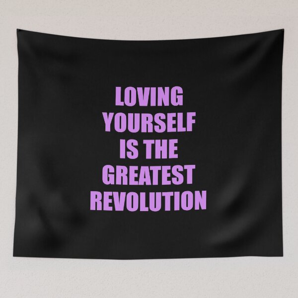 Item preview, Loving yourself is the greatest revolution - body positive quotes designed and sold by Inspirationmotivation.
