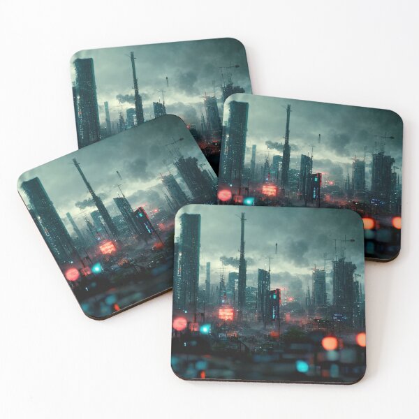 Item preview, Dystopian Cityscape: A Grim Future designed and sold by LukeAiWalker.