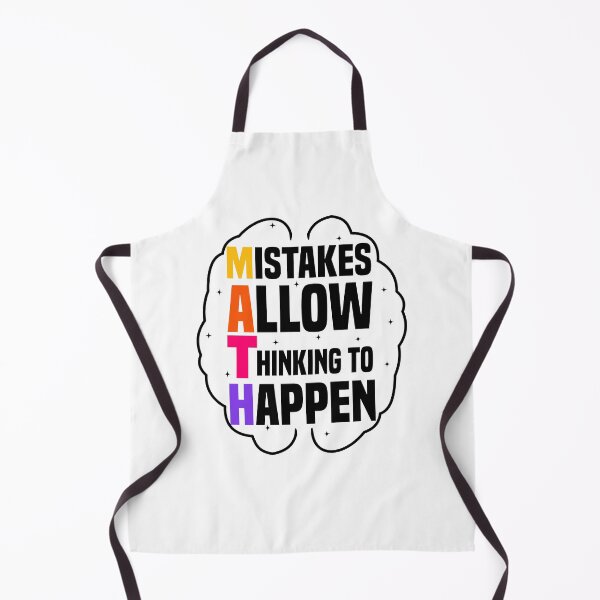 Item preview, Mistakes allow thinking to happen - Math Quote designed and sold by Blonc-ou.