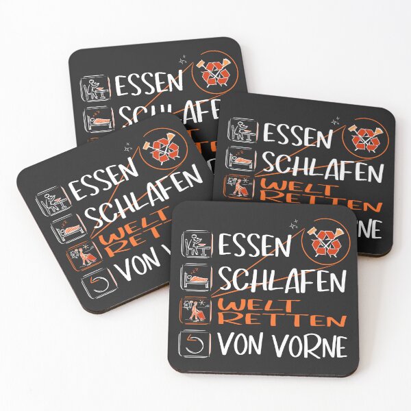 Item preview, "Super Müllmann". Essen, Schlafen, Welt retten, von Vorne. designed and sold by silentcolors.